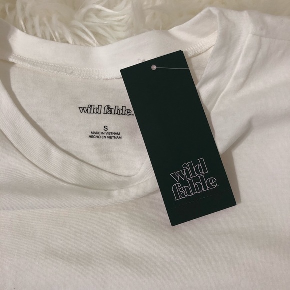 Wild Fable Classic Long Sleeve White Tee Small - Picture 13 of 15